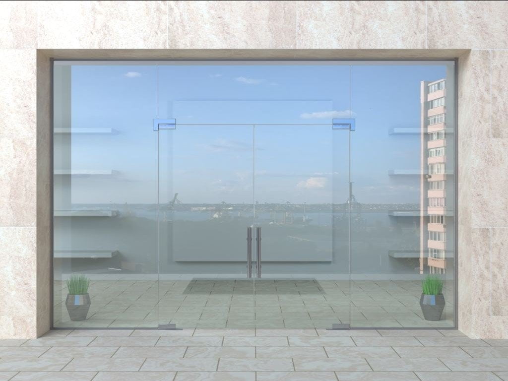 Aluminium structural glazing and shopfront system in Dubai retail space by Tariq Aluminum